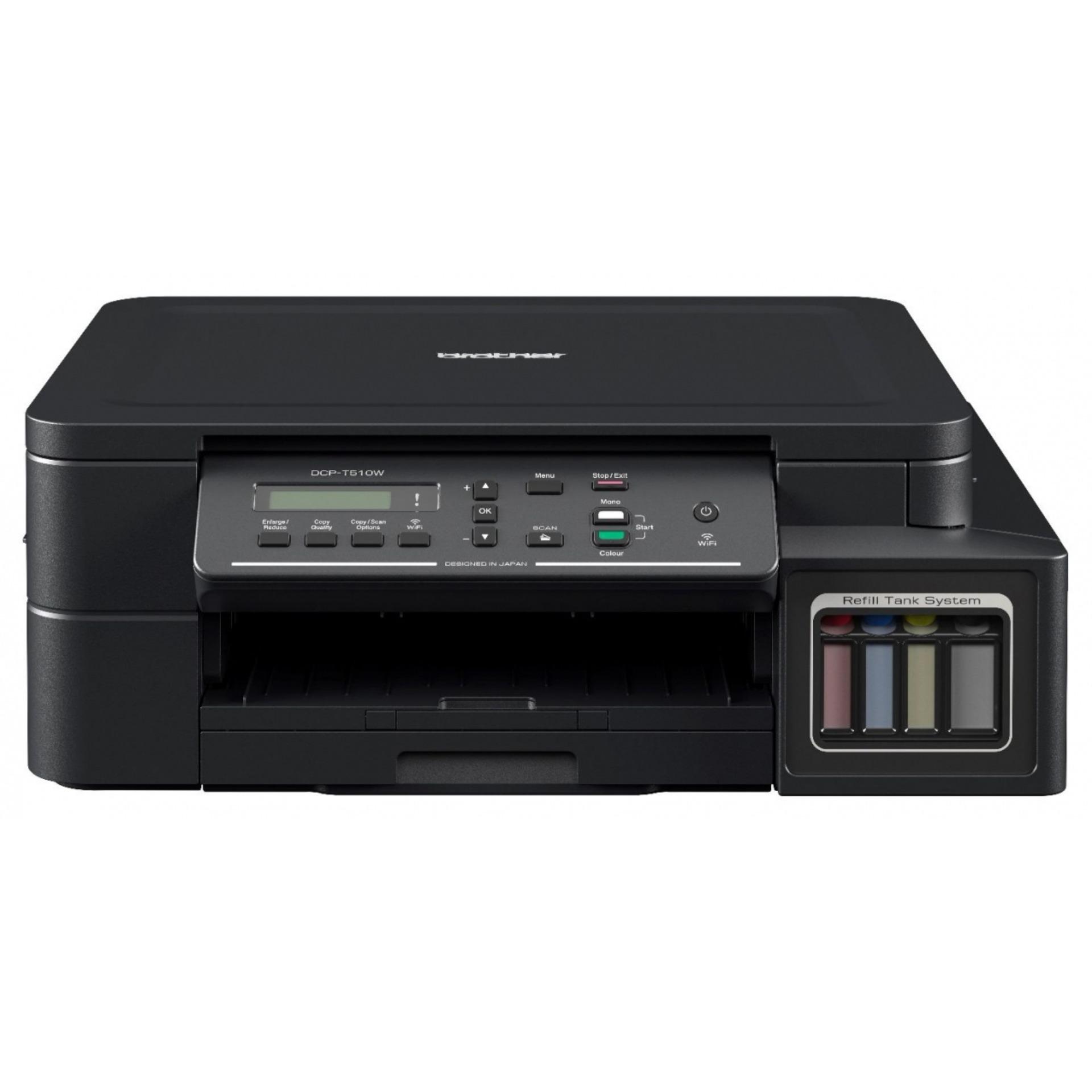 Brother Refill Tank System เครื่องพิมพ์มัลติฟังก์ชัน อิงค์เจ็ท DCP-T510W
