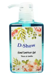 DShow เจลล้างมือแอลกอฮอล์ กลิ่นโรส & วนิลา