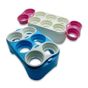 PAPA BABY ที่ตากขวดนม 10 ช่อง สีฟ้า รุ่น CEQ-066A