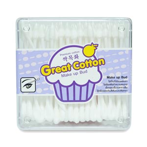 สำลีก้าน Great Cotton Cosmetic Make Up Bud