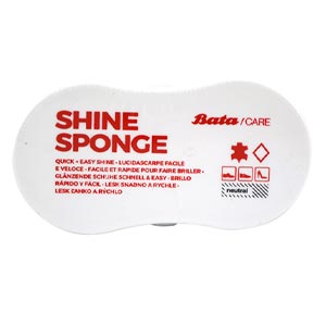 BATA CARE SHOE SHINE ไชด์สปันจ์ ฟองน้ำขัดรองเท้า