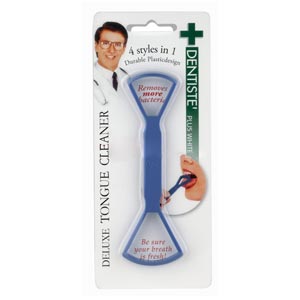 Dentiste ' plus white Tongue cleaner ชุดทำความสะอาดลิ้น 2 ด้าน