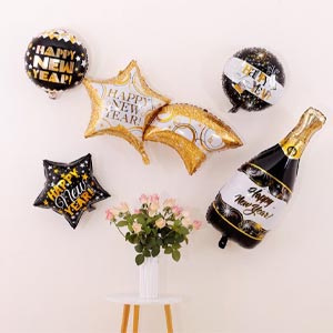 POLLY พร้อมส่ง ลูกโป่งปีใหม่ 2021 Happy new year 2021